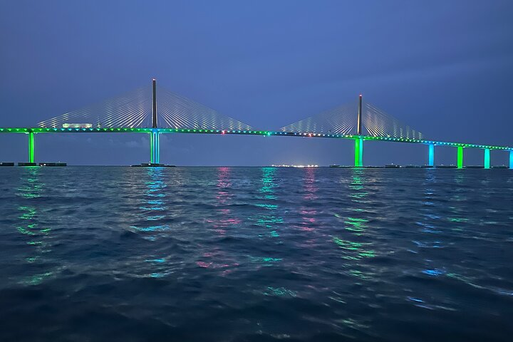 Premiere Private Sunset Cruise With Lights Of The Skyway Bridge - Photo 1 of 6
